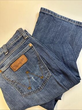 Wrangler Retro Bootcut Jeans, Men's Western Denim Cotton Spandex Size 33 x 32